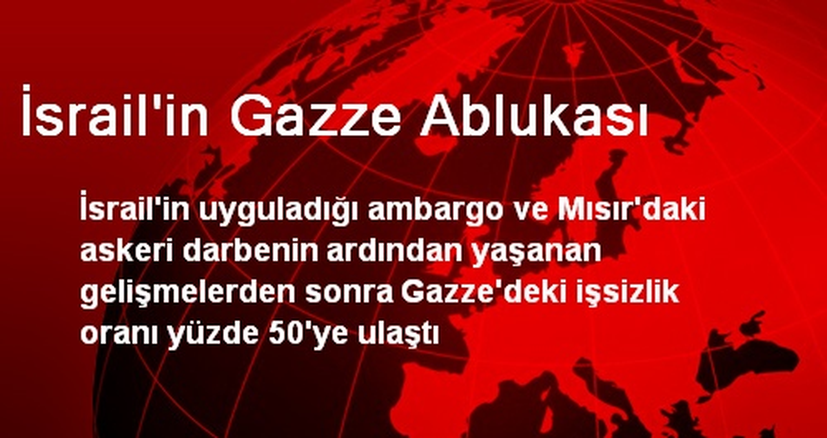 İsrail\'in Gazze Ablukası