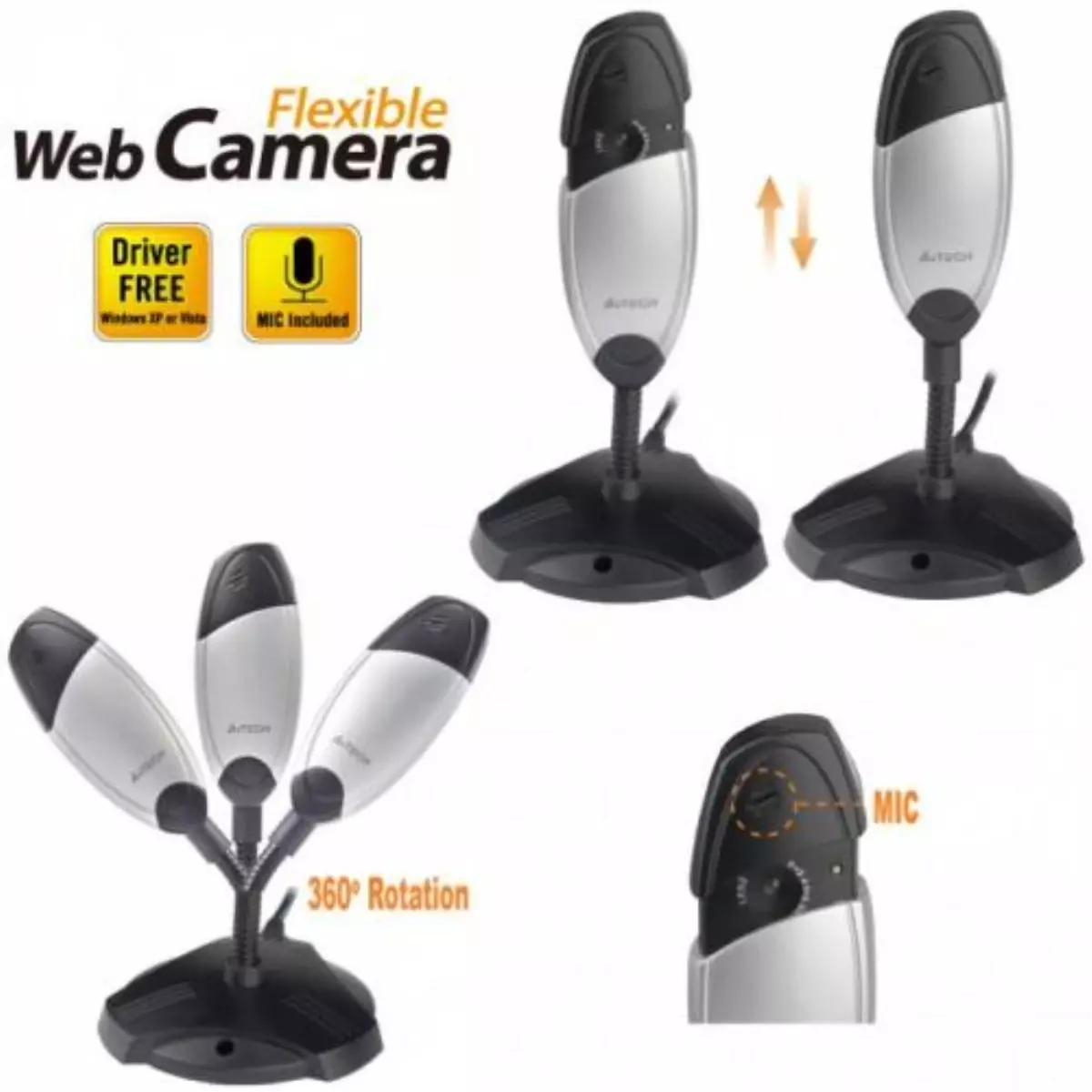 A4 Tech Pk635k Webcam Mikrofonlu