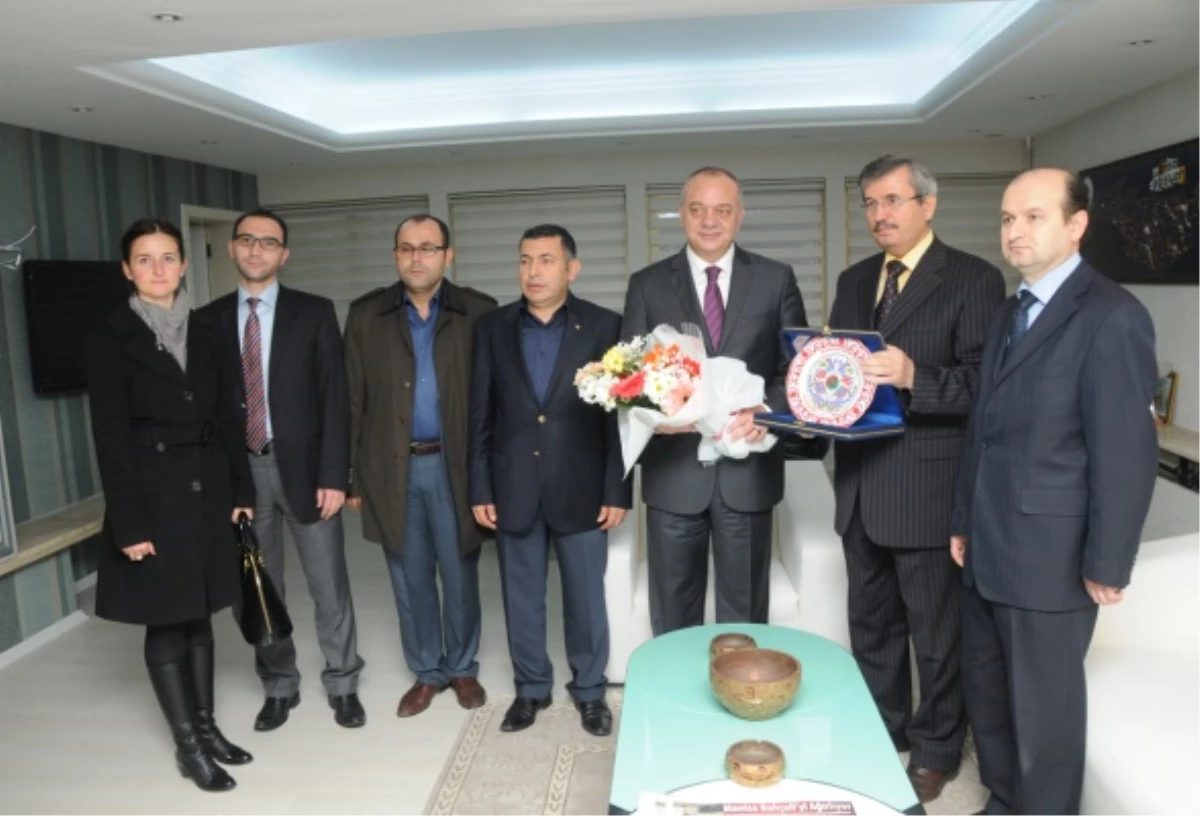 Baro\'dan Başkan Ergün\'e Teşekkür Ziyareti