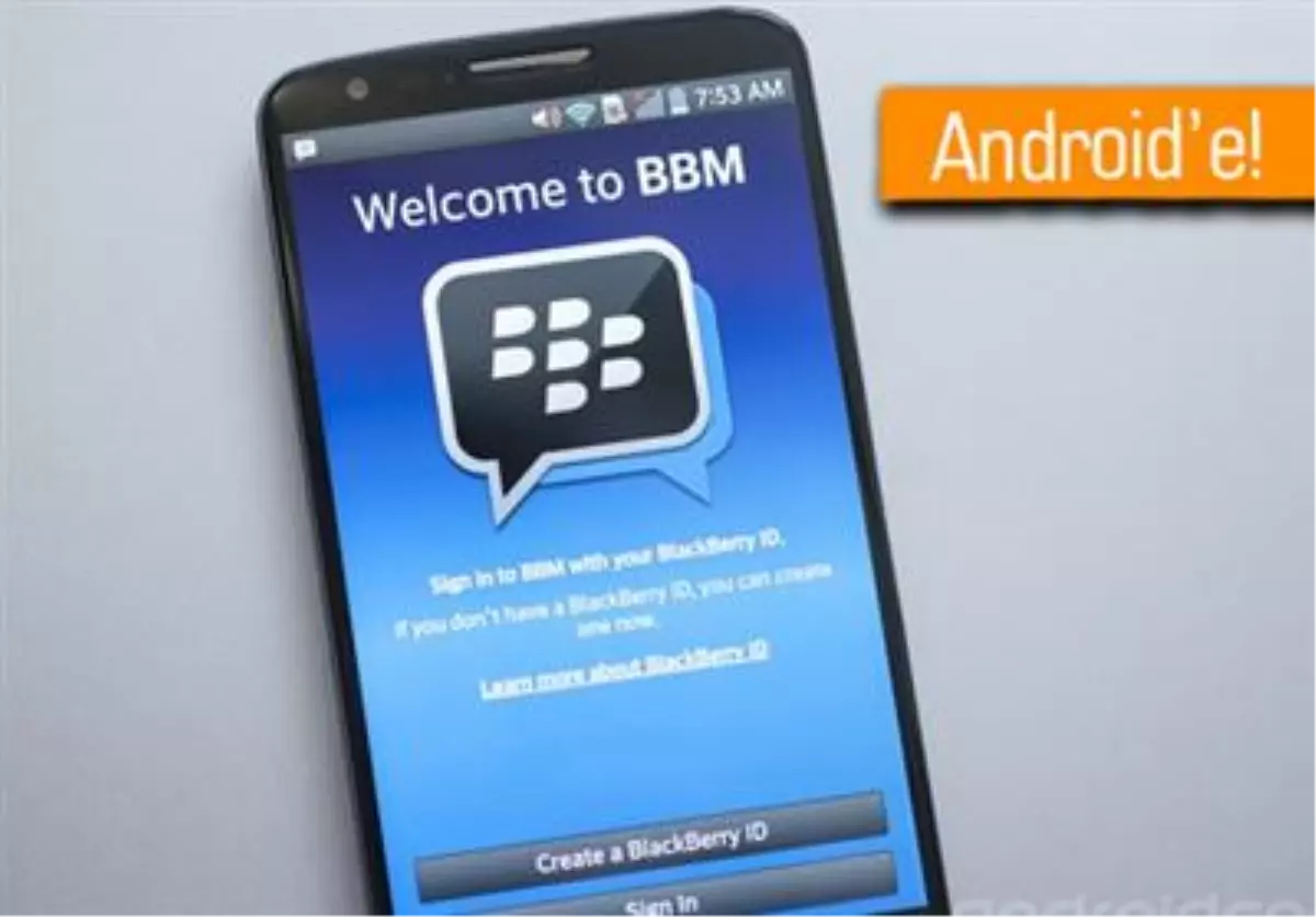 Blackberry Messenger, Android\'li Telefonlara Kurulu Gelecek