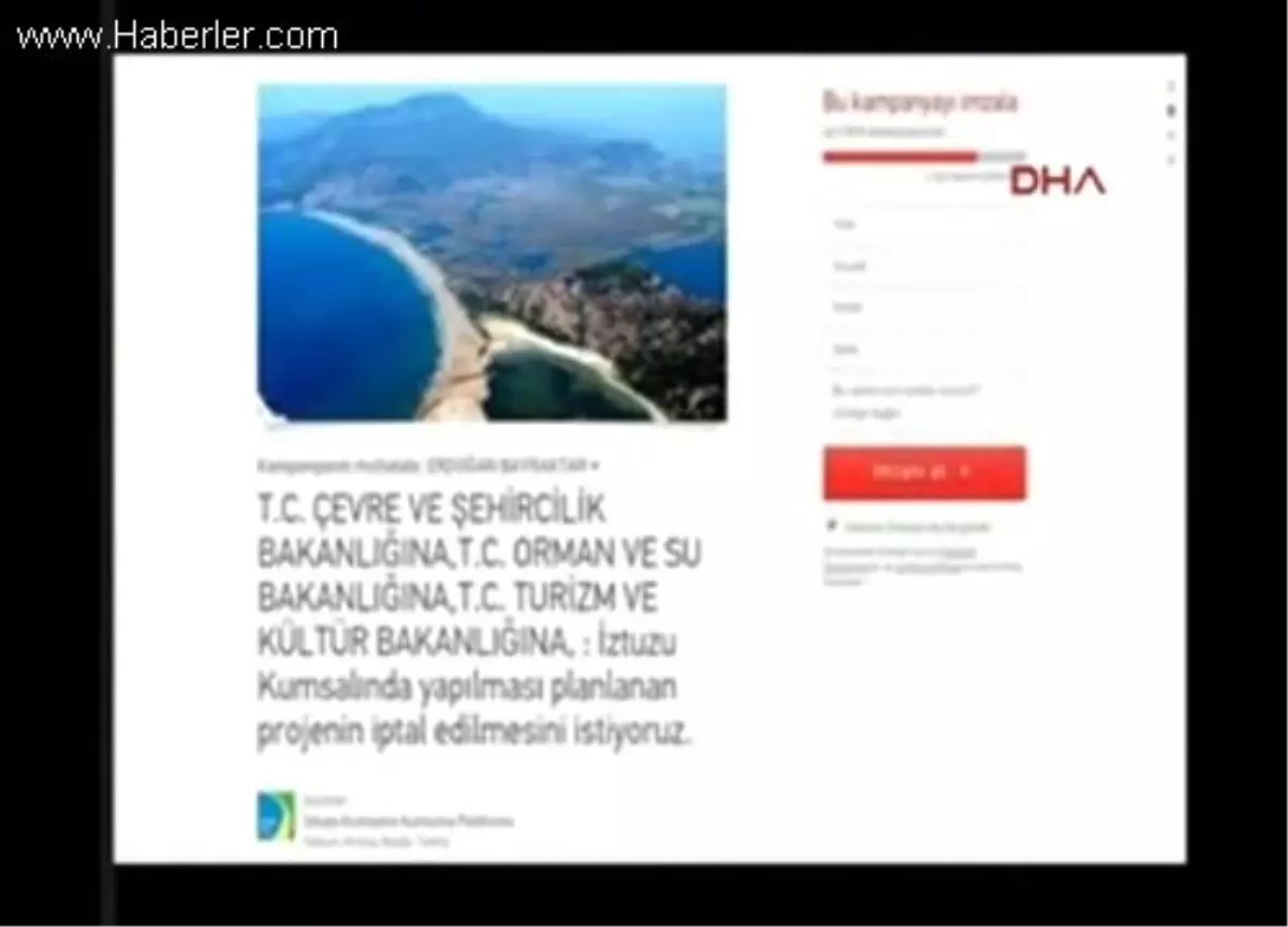 Çevrecilerin İztuzu Savaşı Sanal Alemde