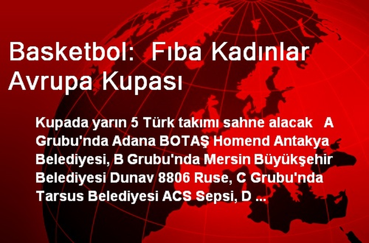 Basketbol: Fıba Kadınlar Avrupa Kupası