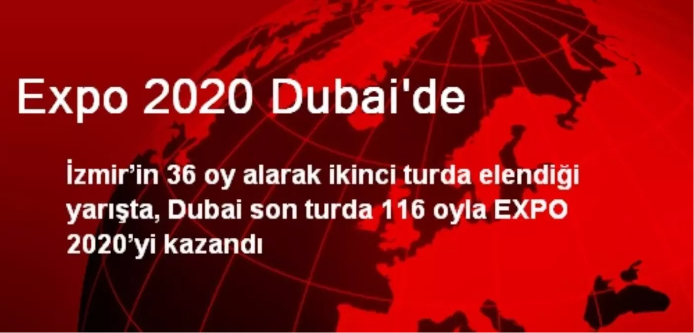 Expo 2020 Dubai\'de