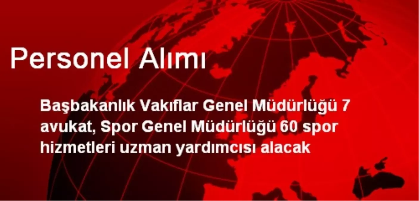 Personel Alımı