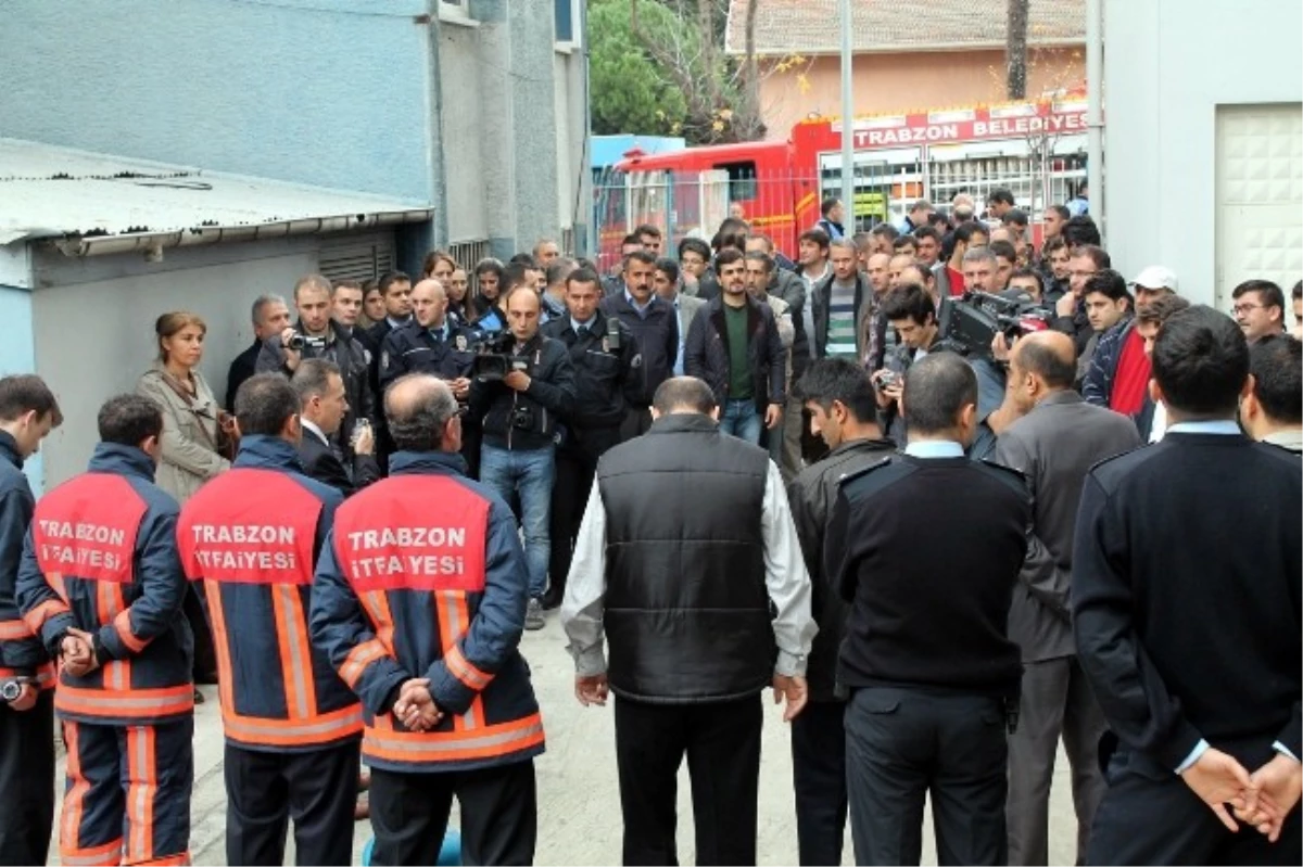 Trabzon Emniyeti\'nde Yangın Tatbikatı