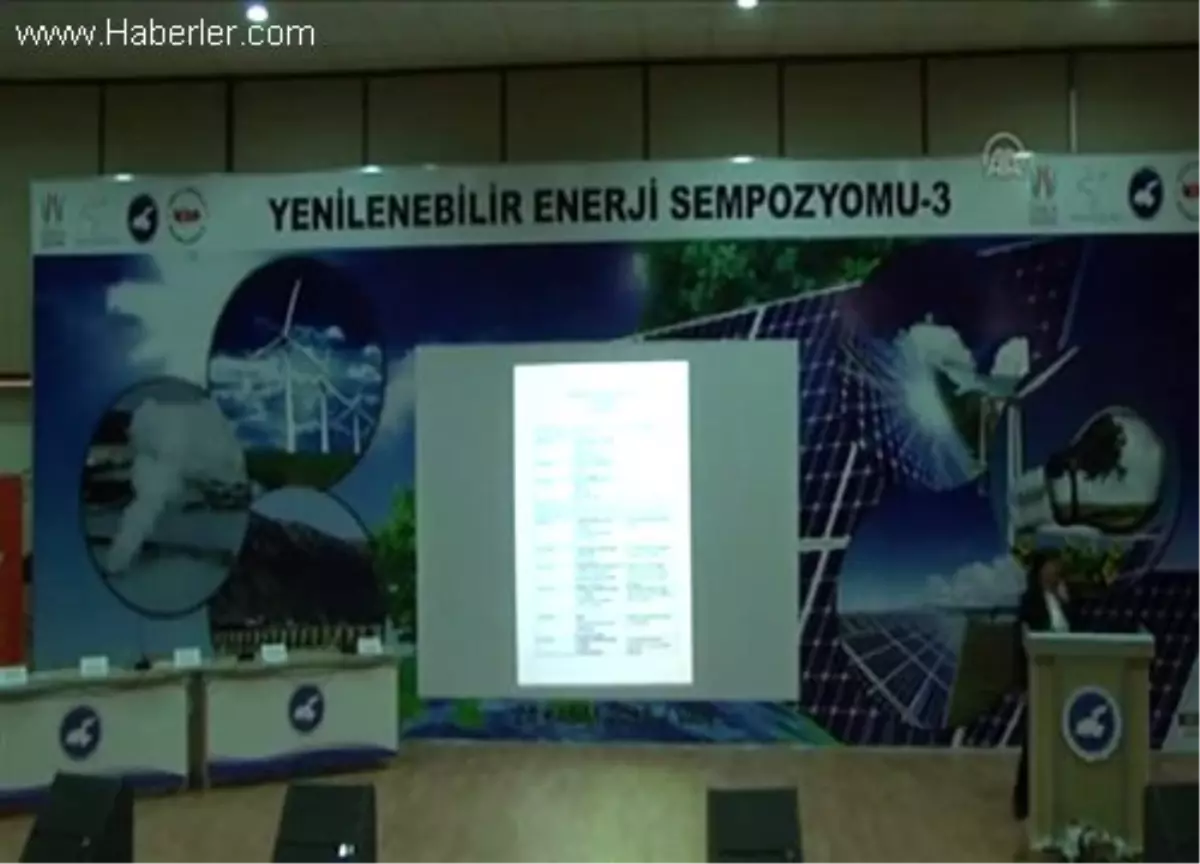 Van\'da 3. Yenilenebilir Enerji Sempozyumu Düzenlendi