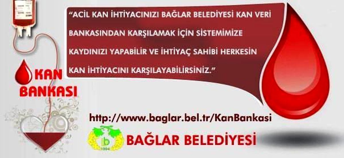 Bağlar Belediyesi Web Sitesinde \'Kan Bankası\' Kurdu