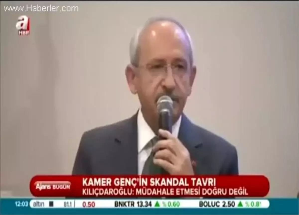 "Genç\'in Müdahalesi Doğru Değil"