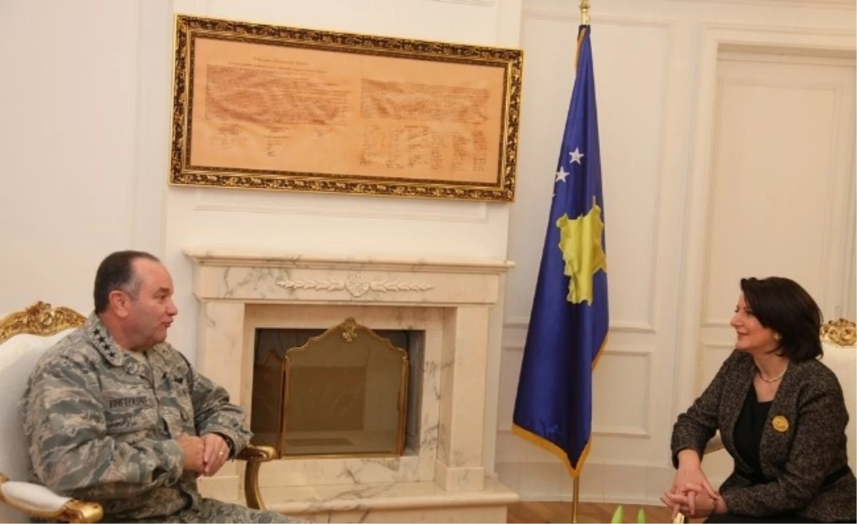 Kosova Cumhurbaşkanı Jahjaga: "Nato, Ülke Güvenliğinin Teminatı"