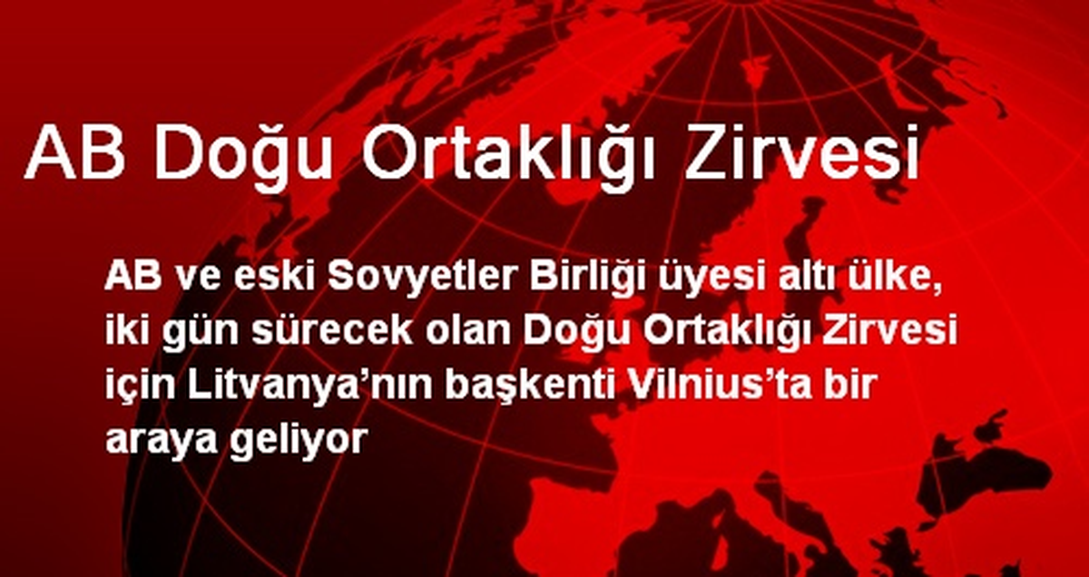 AB Doğu Ortaklığı Zirvesi