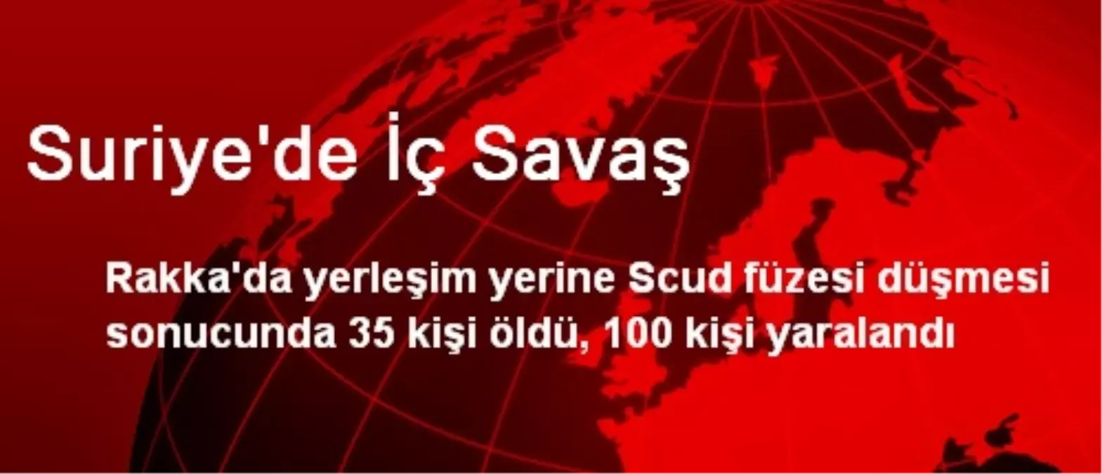 Suriye\'de İç Savaş