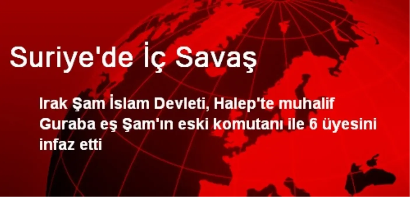 Suriye\'de İç Savaş