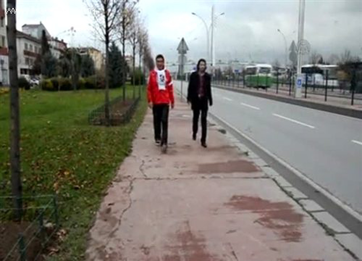 Trabzonsporlu taraftarın, "Adalet ve temiz futbol" yürüyüşü