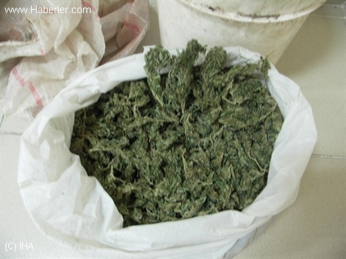 Turgutlu\'da 874 Gram Esrar Ele Geçirildi