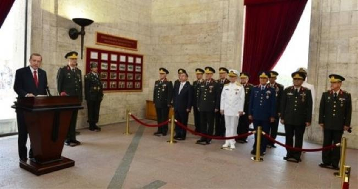 Yüksek Askeri Şura Üyeleri, Anıtkabir\'de