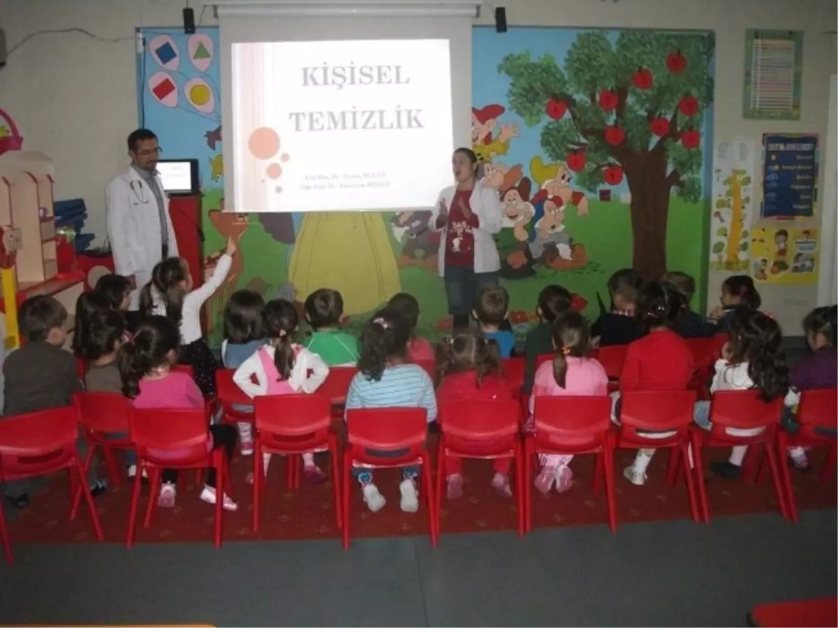 Aydın'da Miniklere Kişisel Temizlik ve El Yıkamanın Önemi Anlatıldı