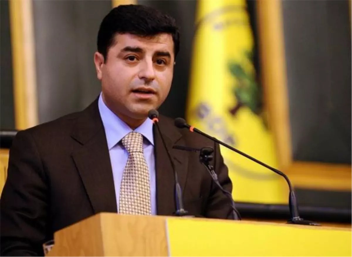 BDP\'li Demirtaş: AK Parti ve Cemaat İşbirliği Yapıyor