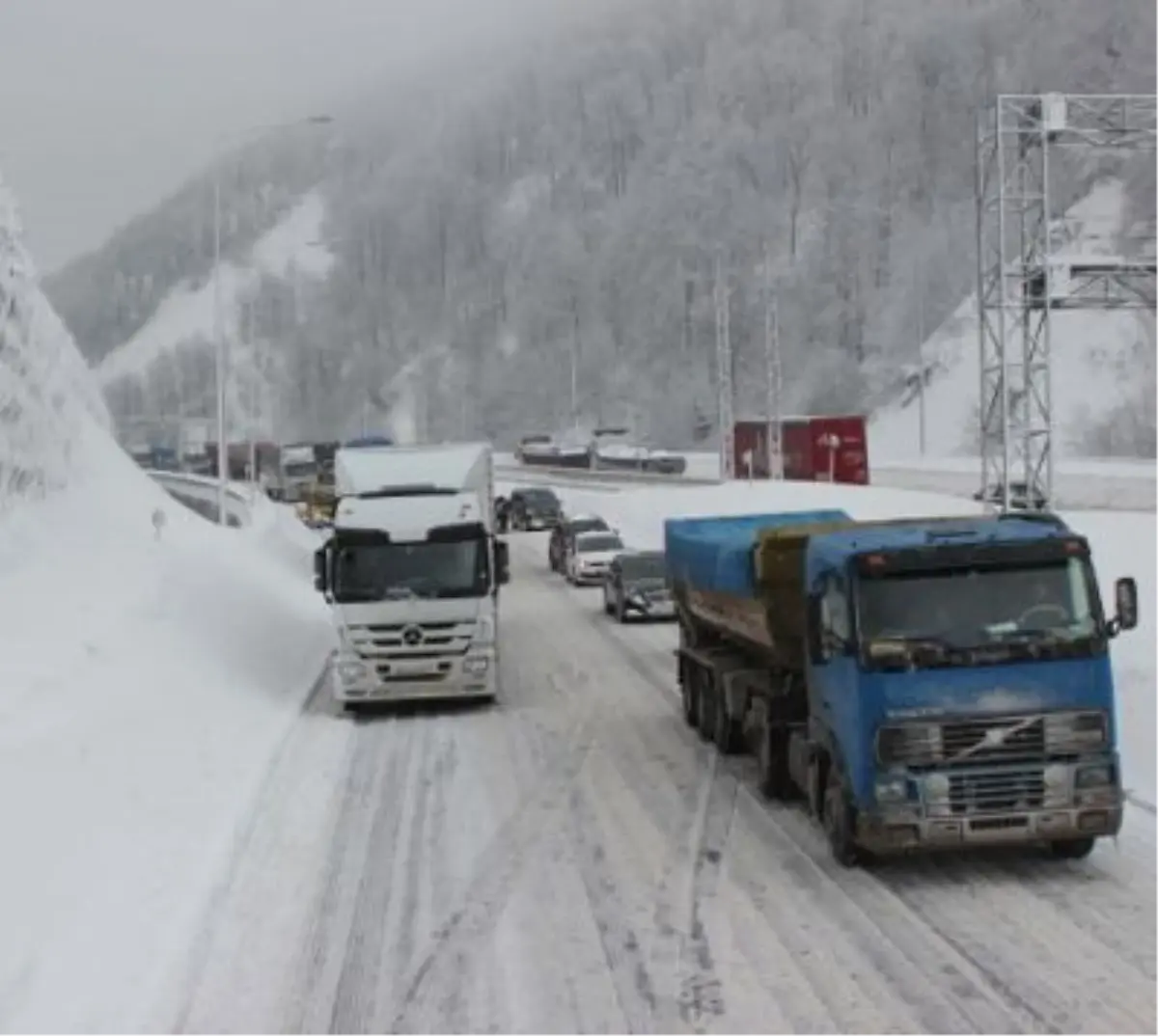 Bolu Dağında Kar Yağışı