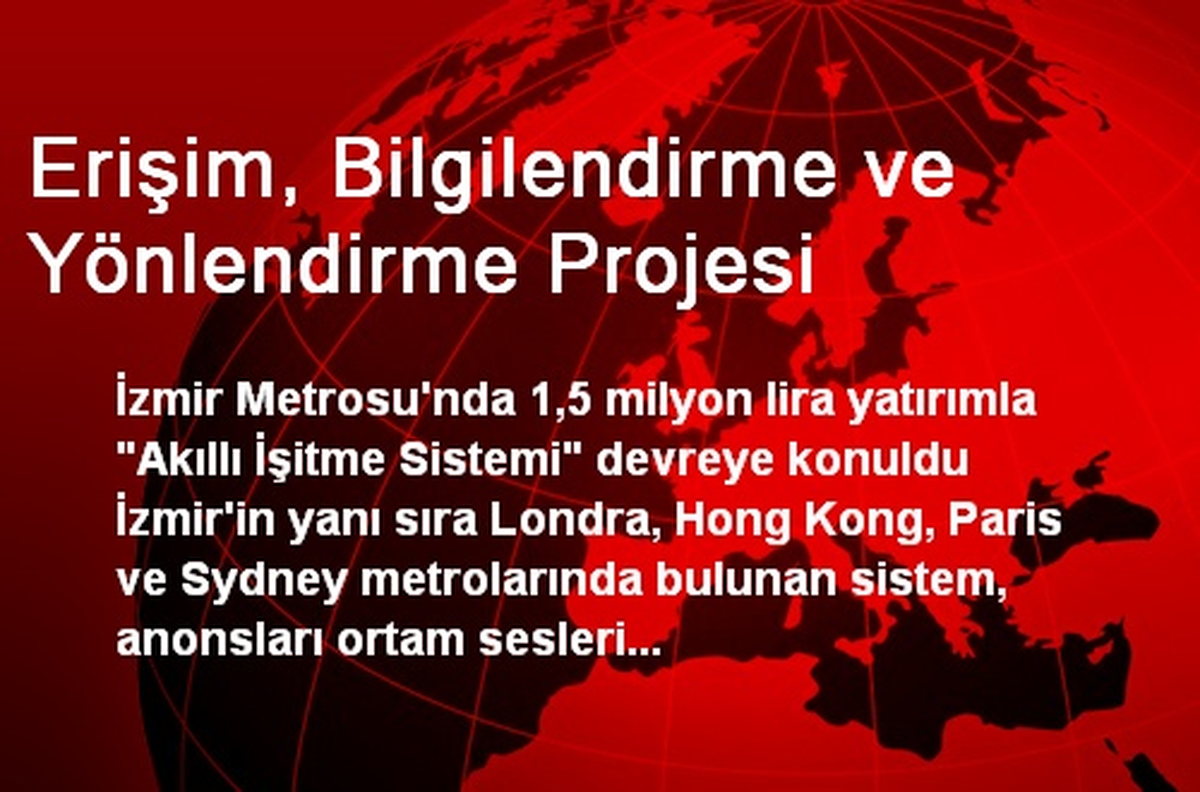 Erişim, Bilgilendirme ve Yönlendirme Projesi
