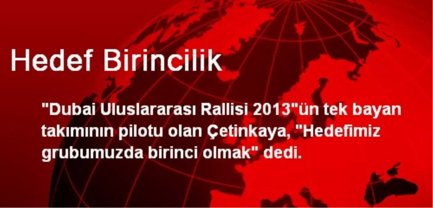 Hedef Birincilik