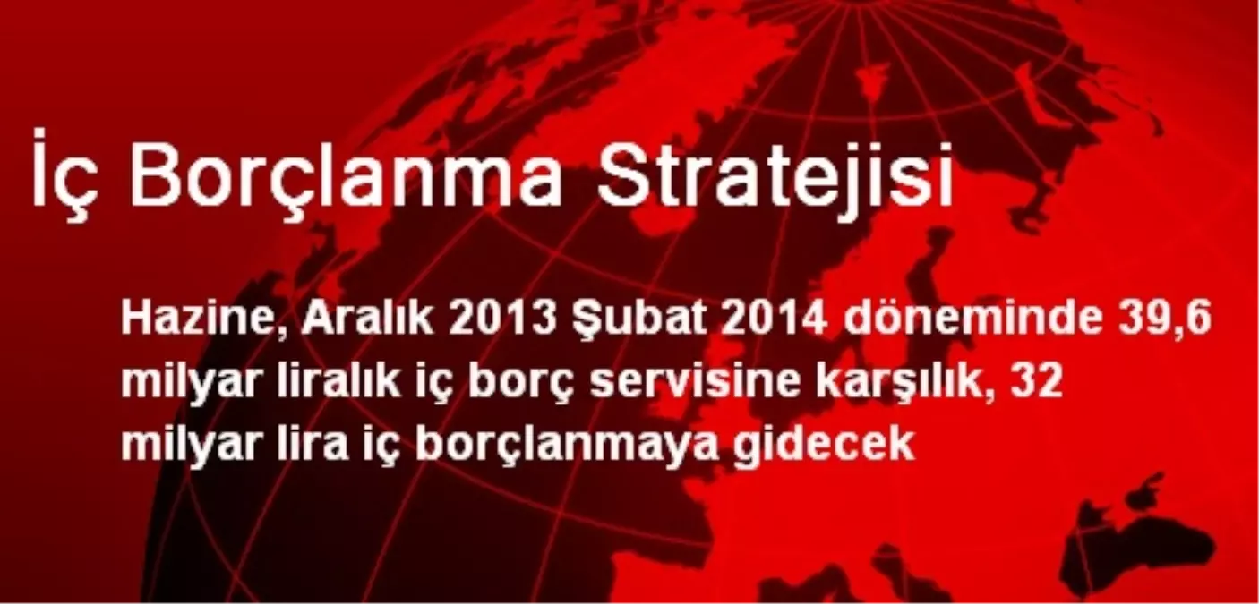 İç Borçlanma Stratejisi