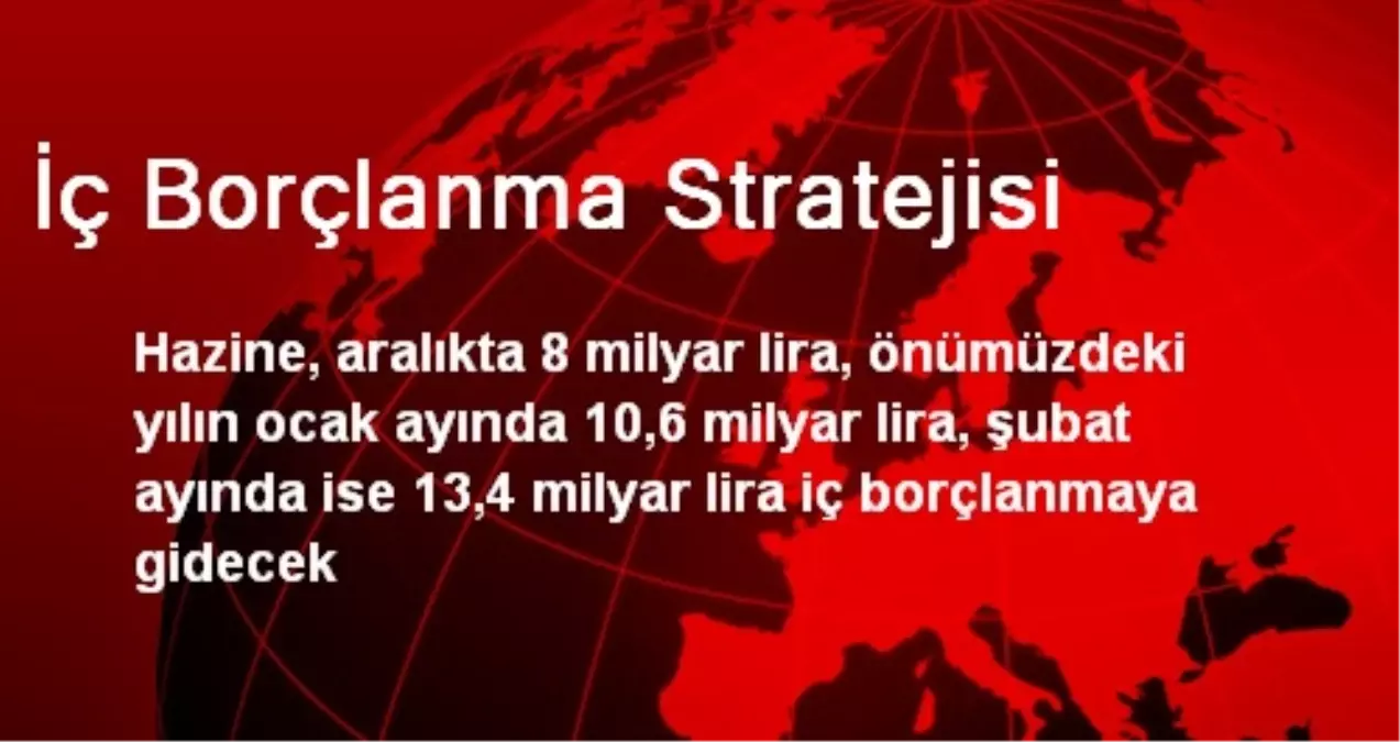 İç Borçlanma Stratejisi