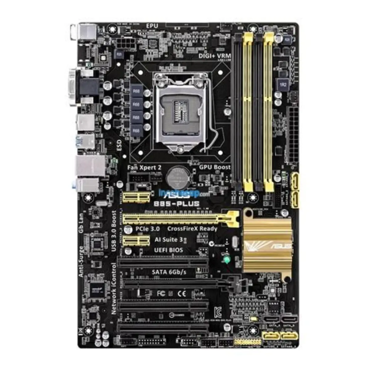 Asus B85-Plus B85 Ddr3 Sata3 Glan Usb3 1150p 16x