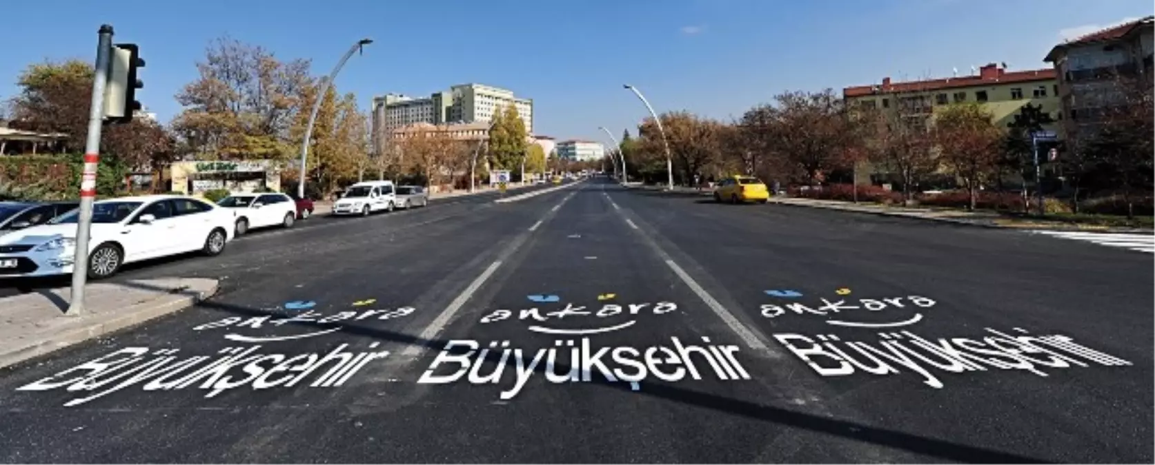 Başkent Yollarına Büyükşehir İmzası