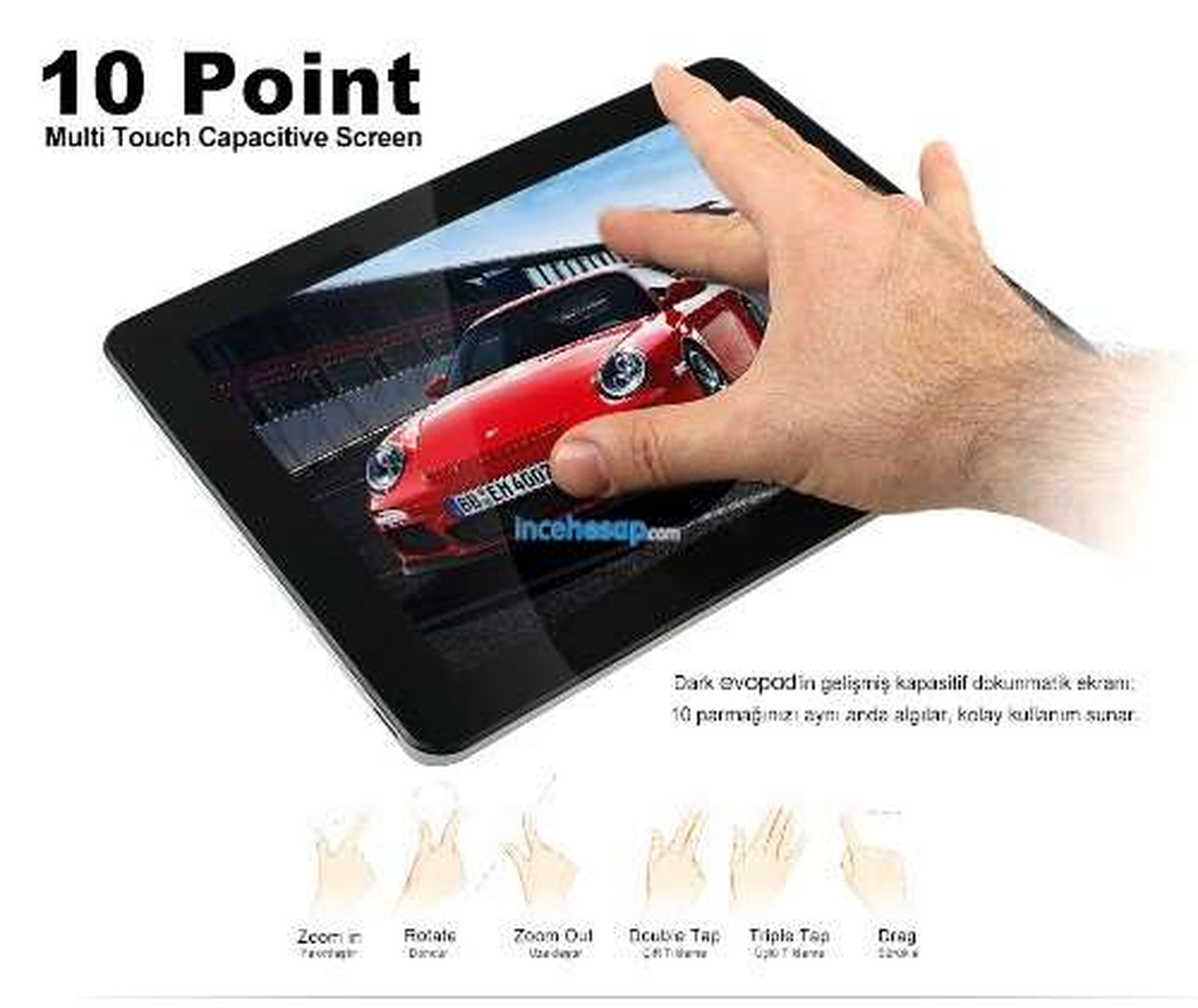 Dark 9.7" Retina, Çift Çekirdek, 16 Gb Bluetooth Tablet