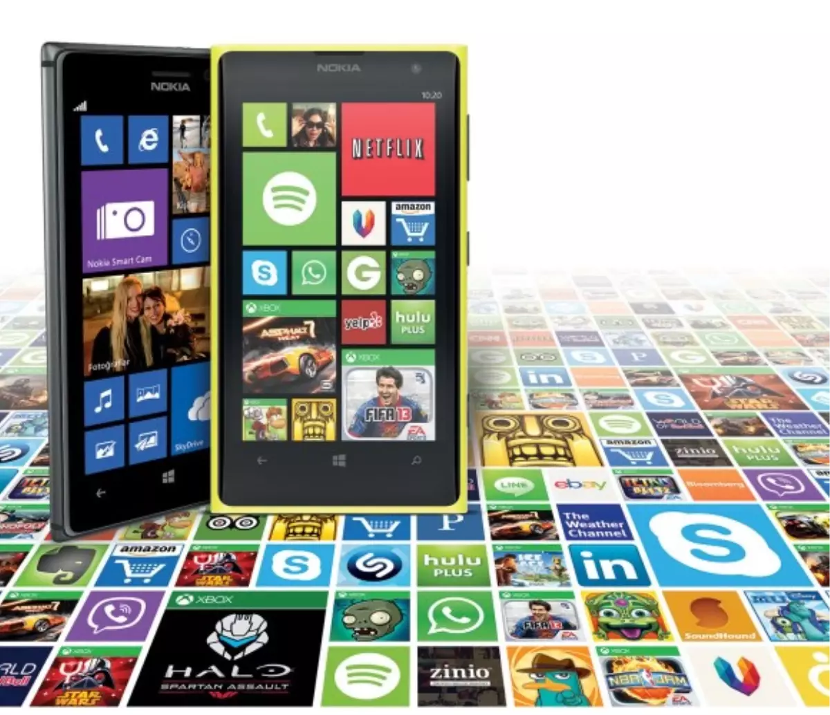 Lumia 925 veya 1020 Alana 50 TL\'lik Uygulama Hediye Ediliyor