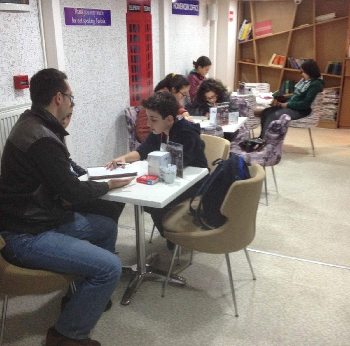 Öğrenciler, Speaking Cafe\'yi Çok Sevdi