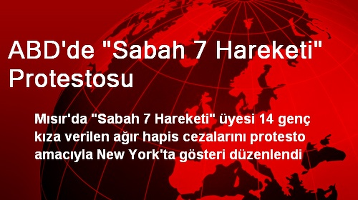 ABD\'de "Sabah 7 Hareketi" Protestosu