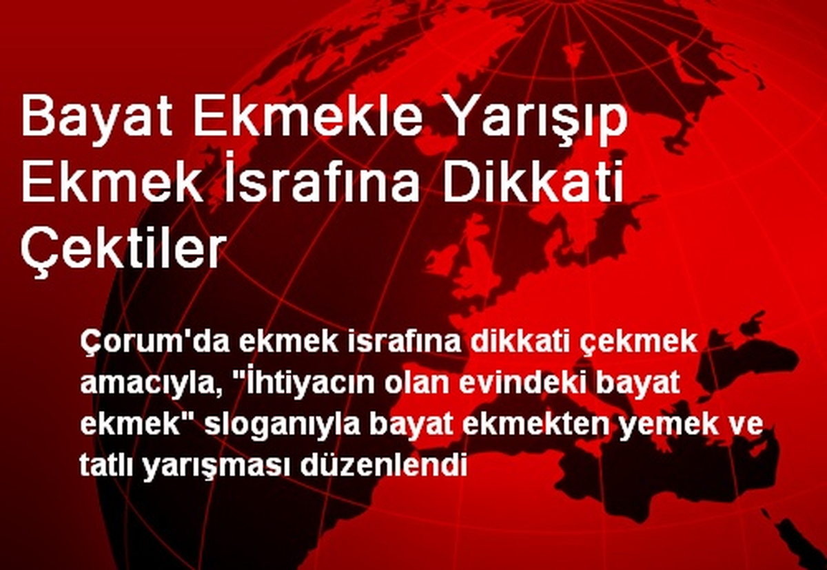 Bayat Ekmekten Yemek Yarışması