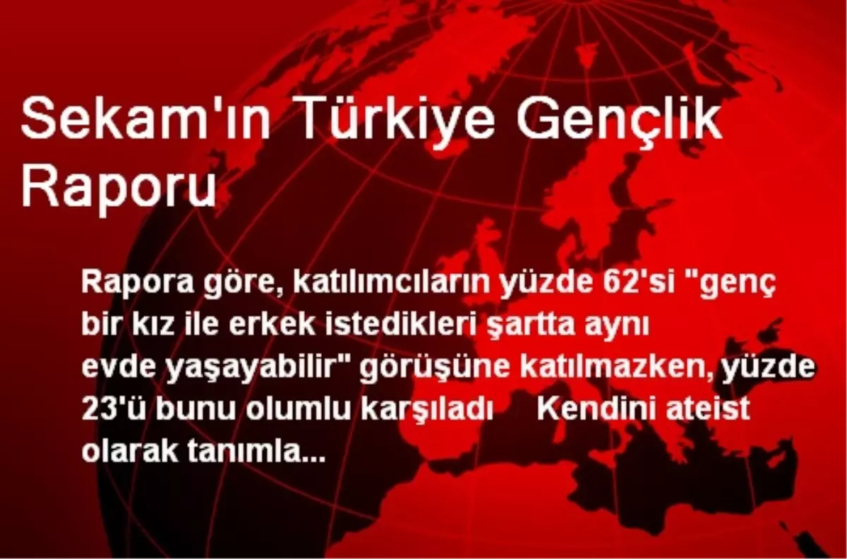 Sekam\'ın Türkiye Gençlik Raporu