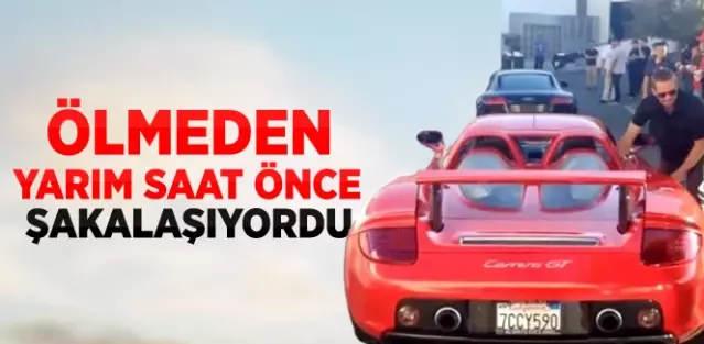 paul walker in arabasinin patlama ani