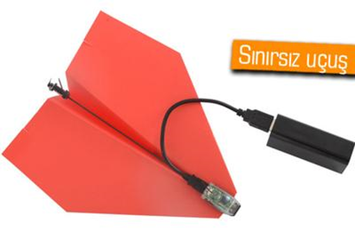 İşte Akıllı Telefon ile Uçurulan Kağıt Uçak