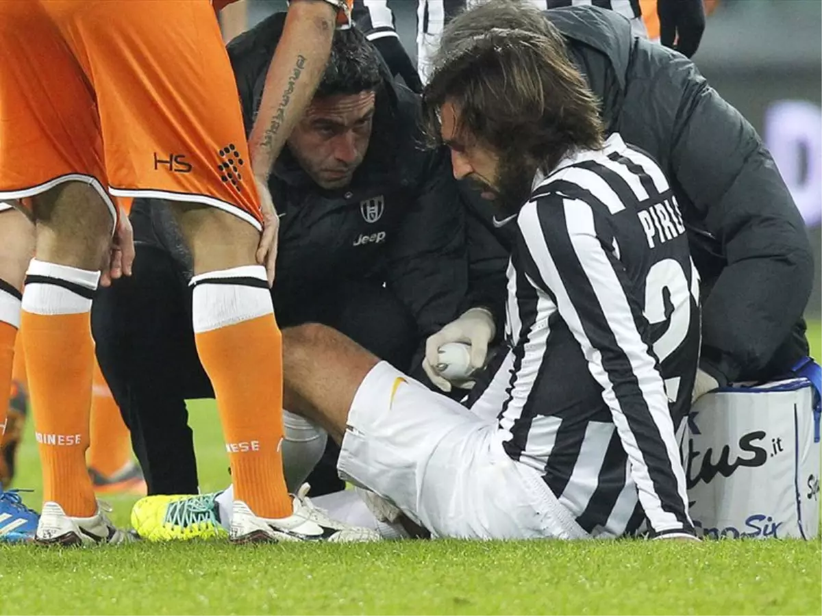 Juventus\'da Pirlo Sakatlandı