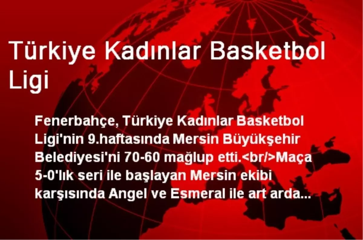 Türkiye Kadınlar Basketbol Ligi