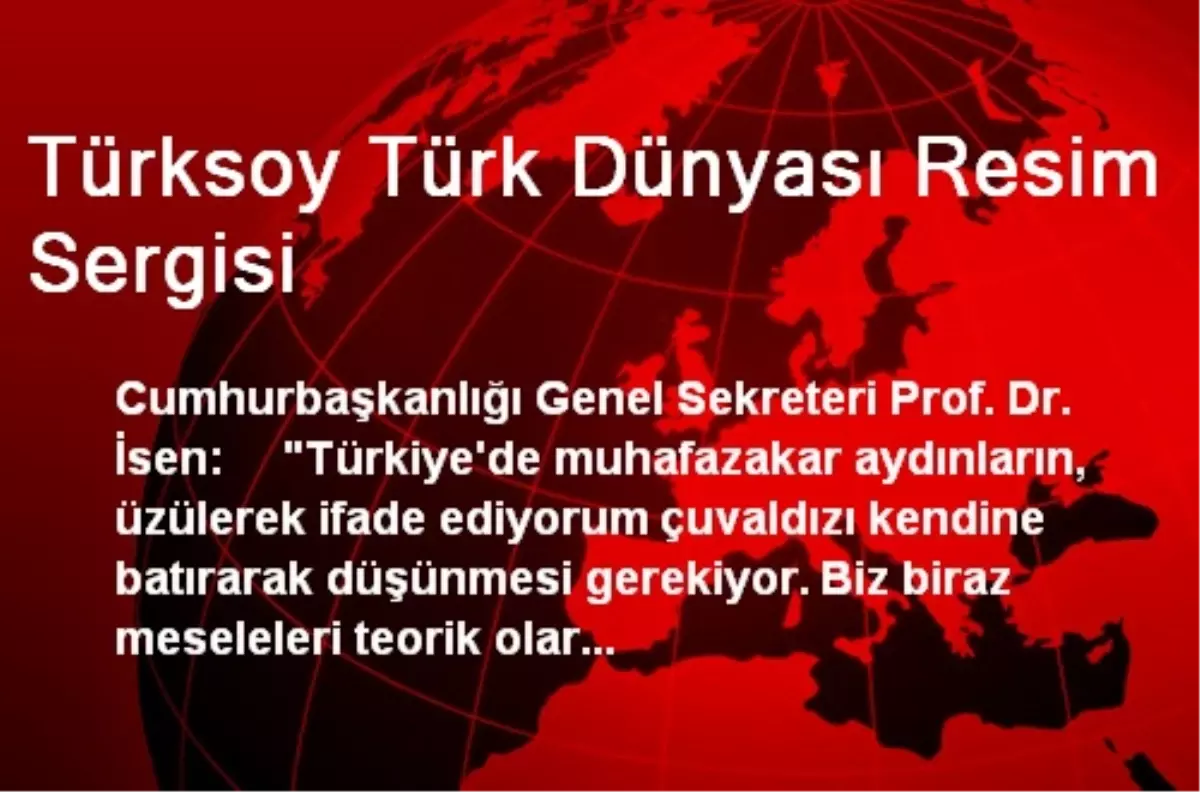 Türksoy Türk Dünyası Resim Sergisi