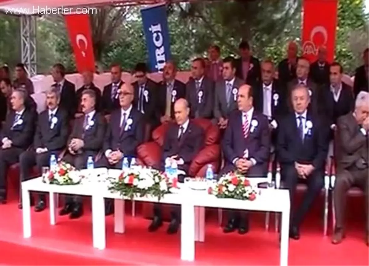 MHP Genel Başkanı Devlet Bahçeli Balıkesir\'de Bahçeli süt ve süt ürünleri fabrikasının açılışını yaptı