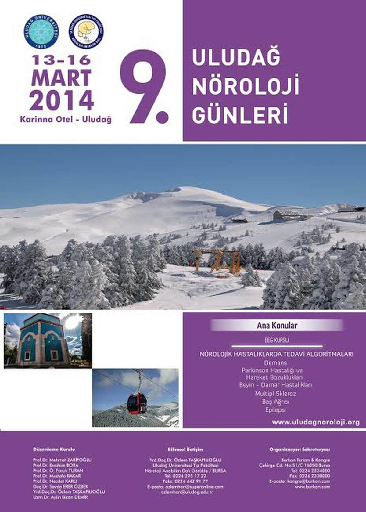 Nöroloji Hekimleri Uludağ\'da Buluşuyor
