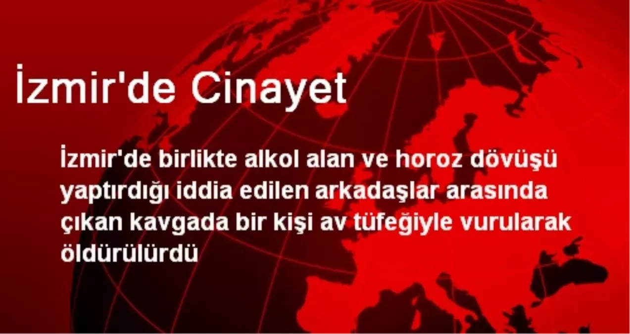 İzmir\'de Cinayet