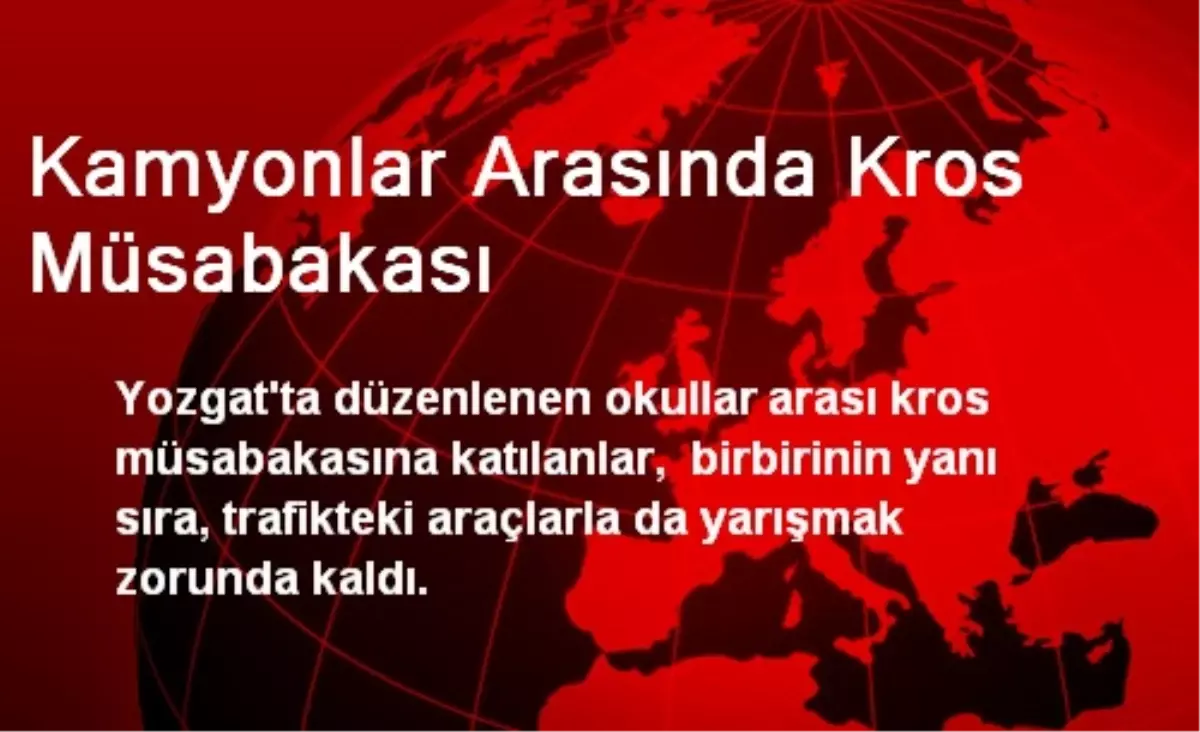 Kamyonlar Arasında Kros Müsabakası