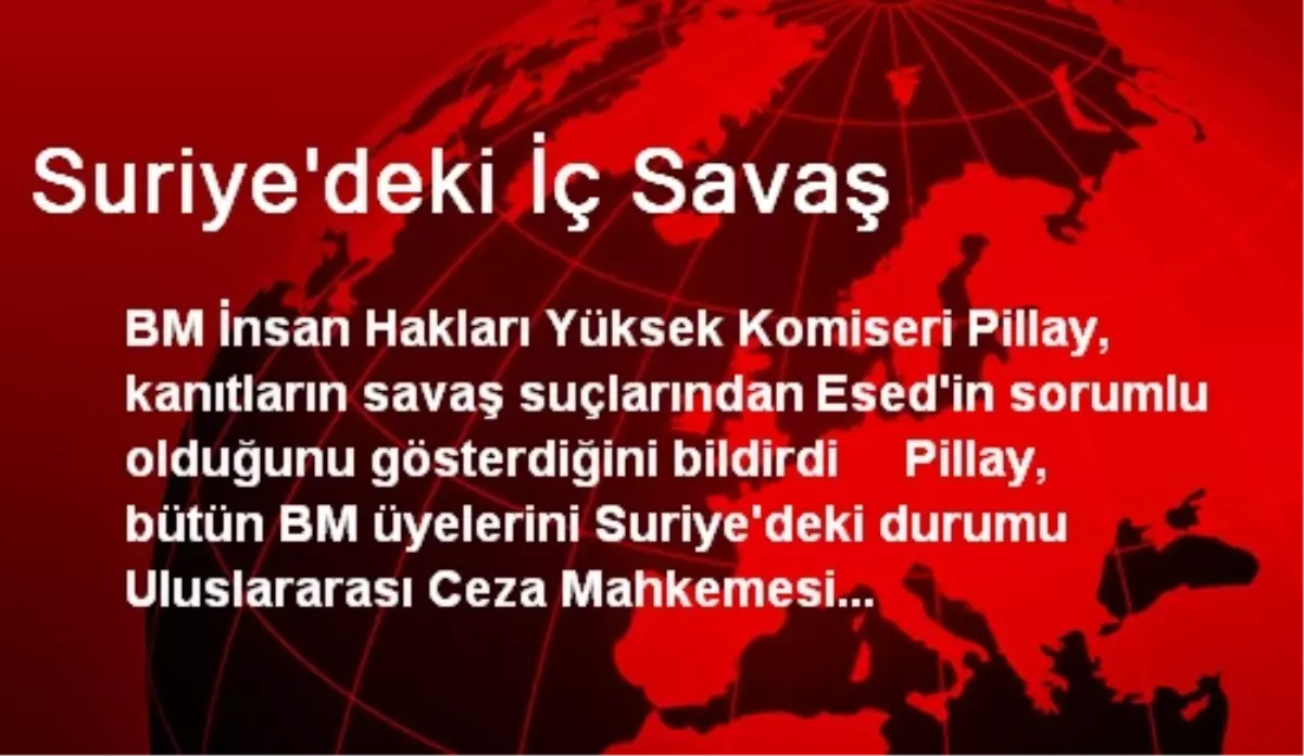 Suriye\'deki İç Savaş