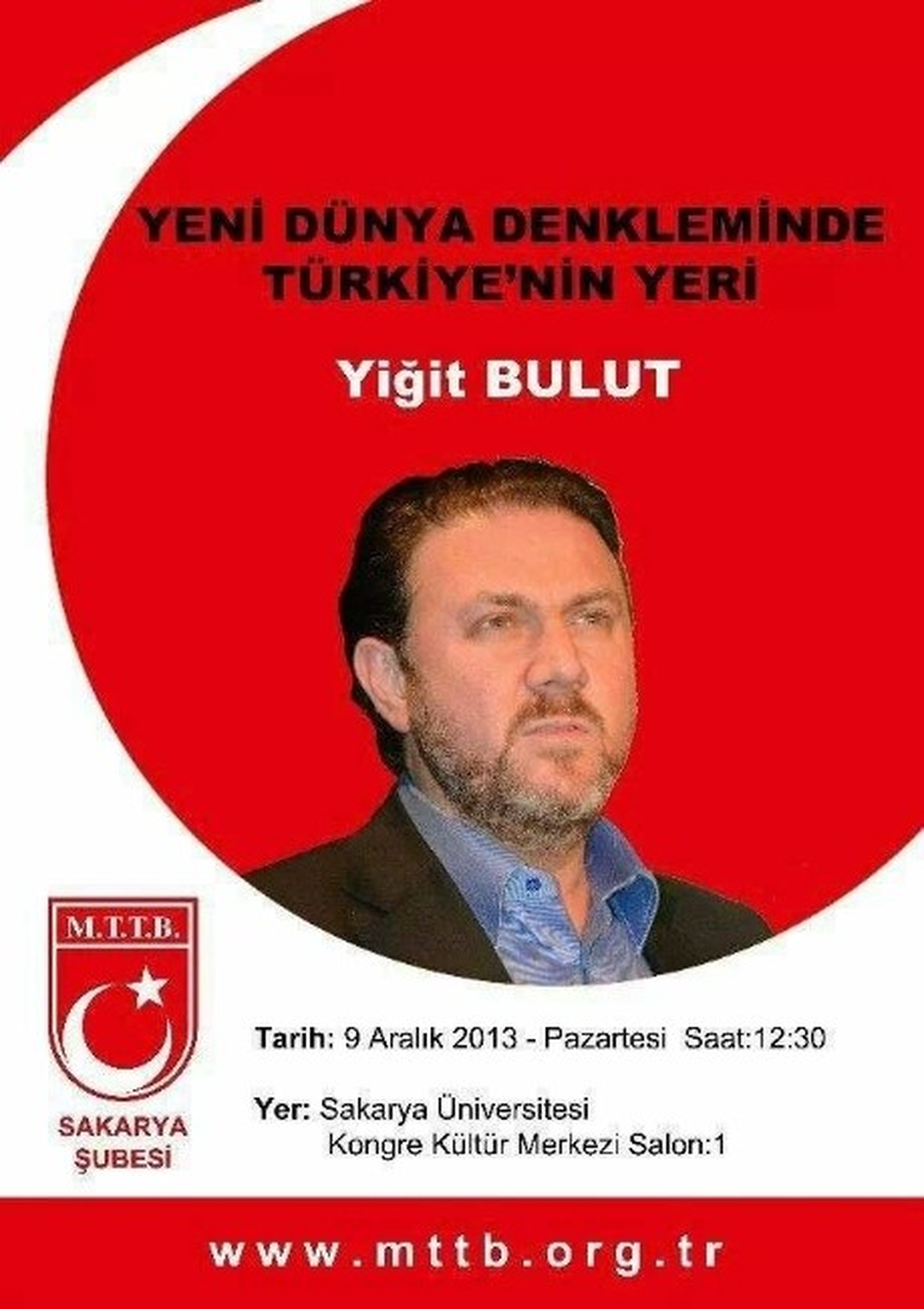 Yiğit Bulut Sakarya\'da Konferans Verecek