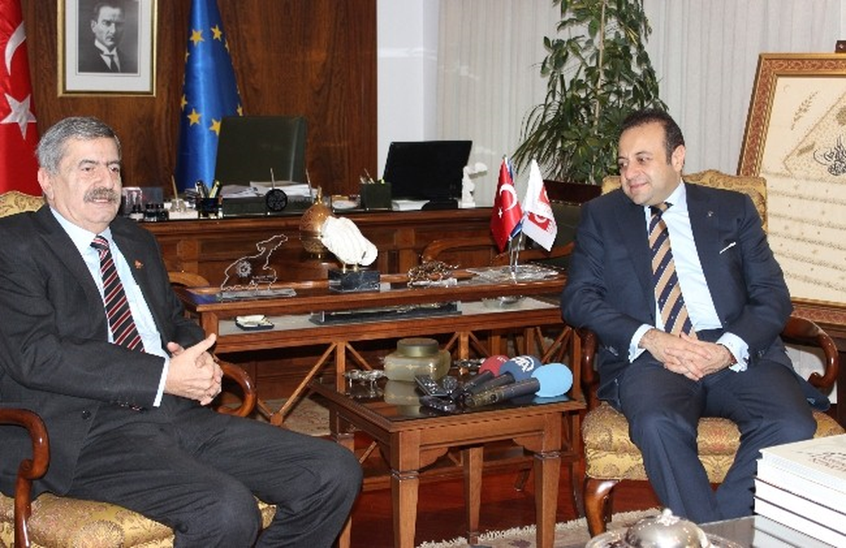 Ankara Gazeteciler Cemiyeti AB Bakanı Egemen Bağış\'ı Ziyaret Etti