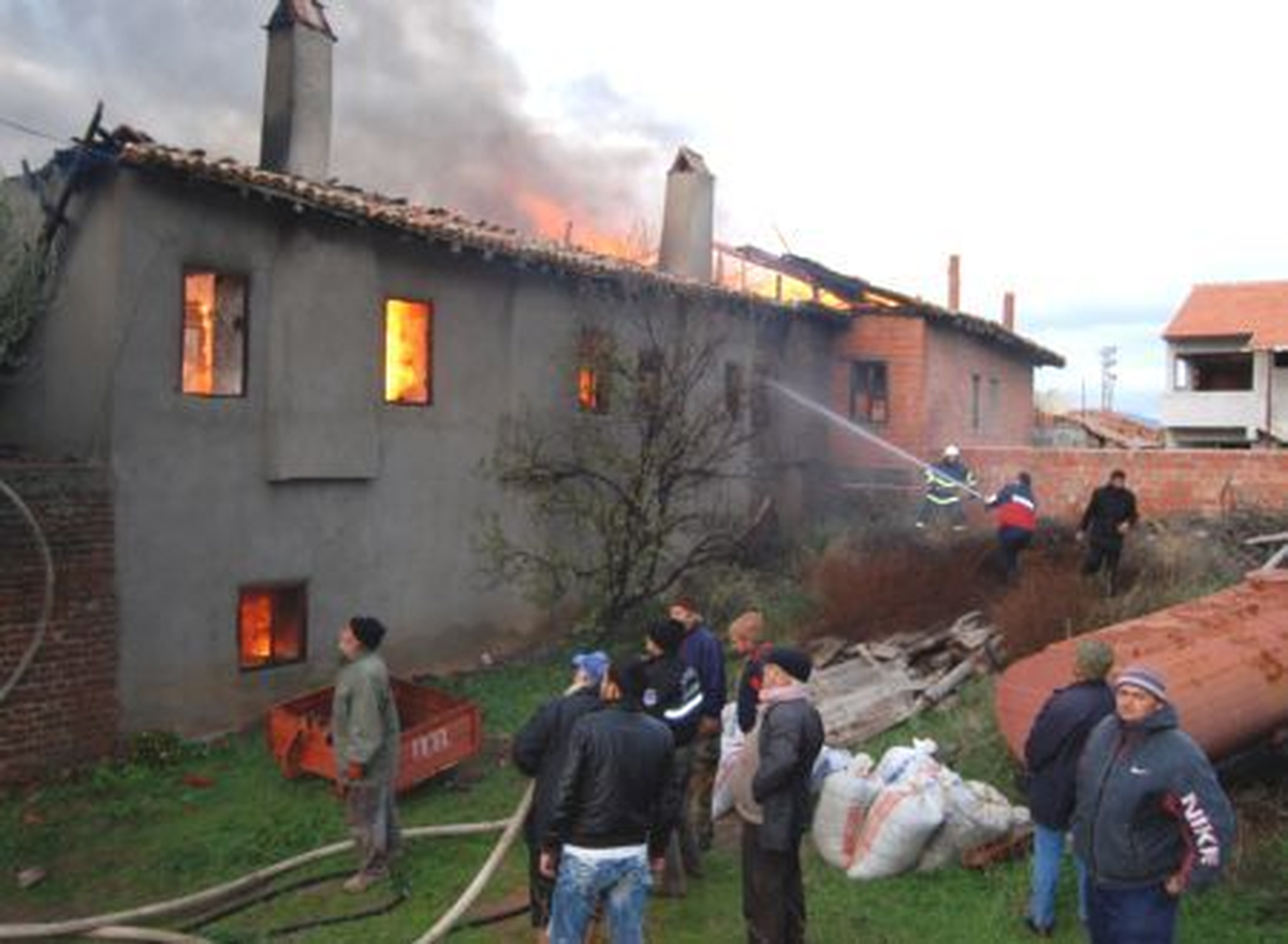 Bayramiç\'teki Yangın