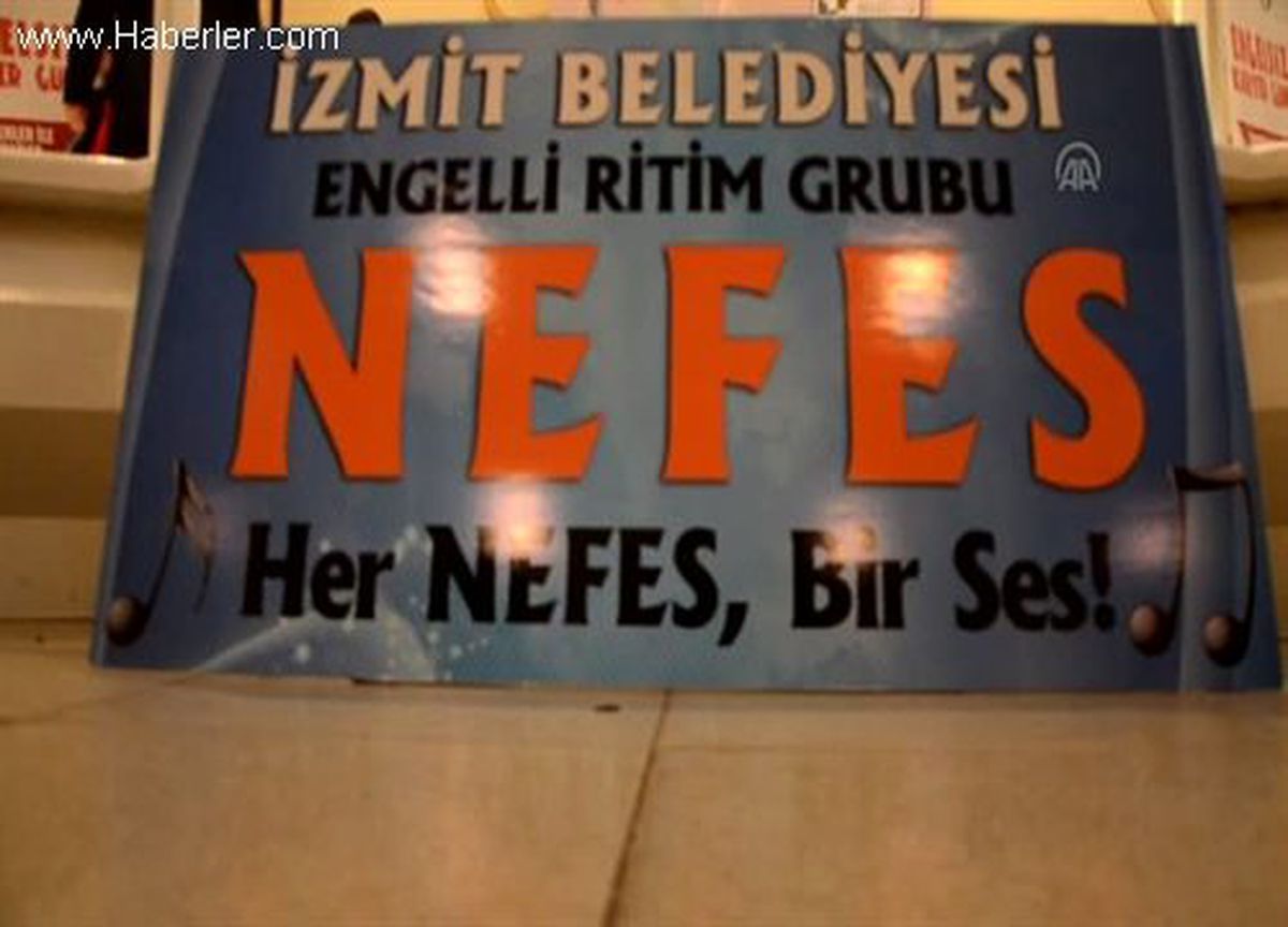 Engelli ritim grubu Nefes konser verdi