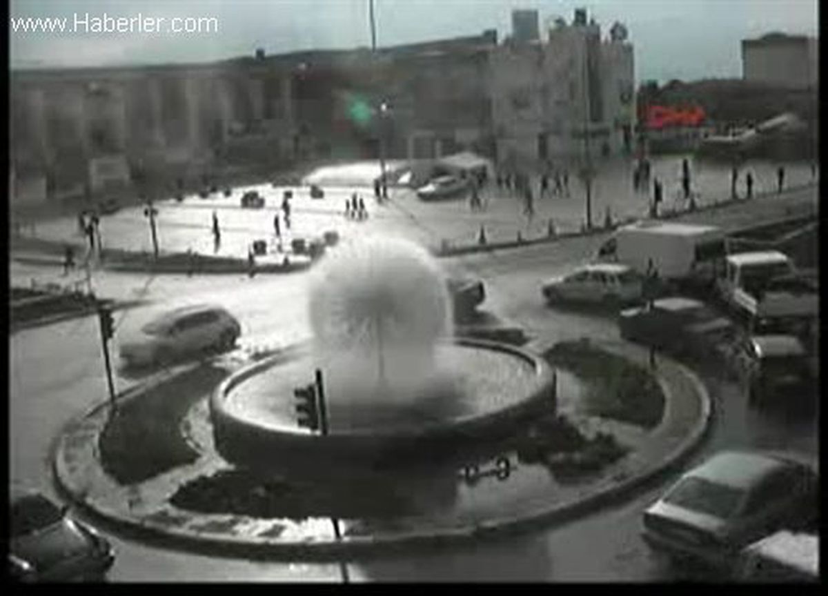 Erzincan\'da Kazalar Mobese Kameralarında