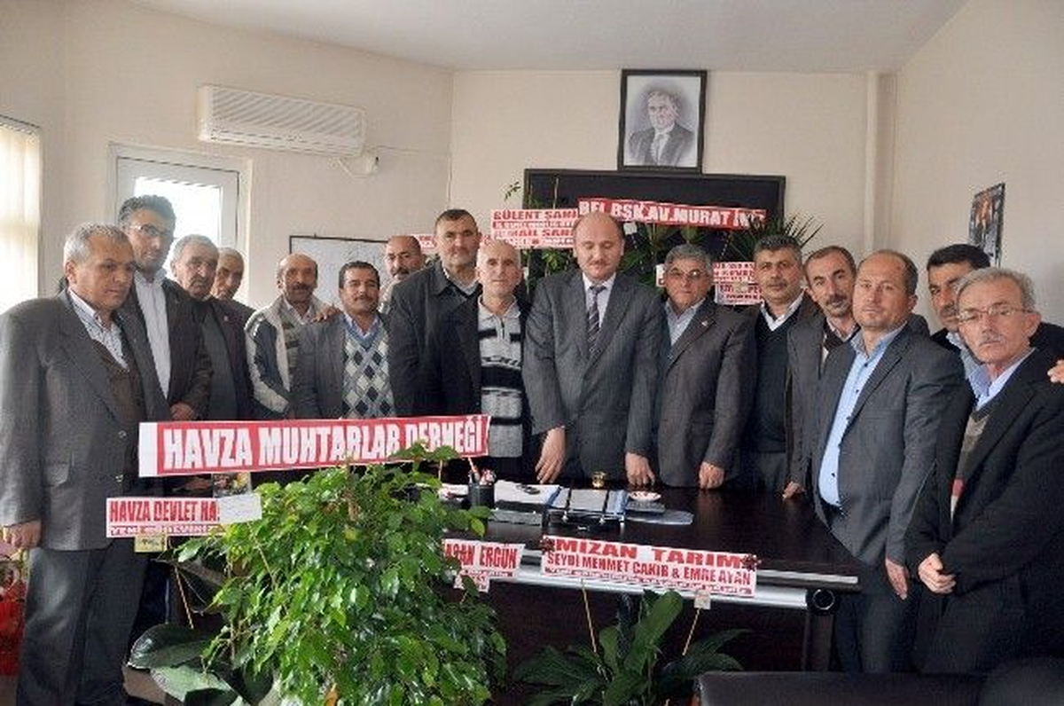 Havza Özel İdare Müdürü Şahin\'e Ziyaret